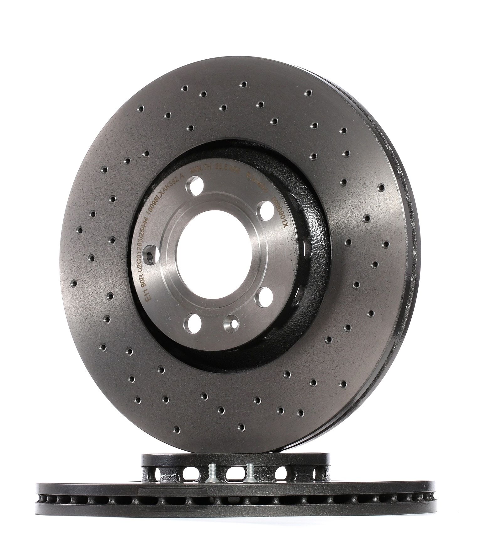 BREMBO Disques De Frein 09.8690.1X Frein à Disque,Disque de frein AUDI,VW,SKODA,A4 Avant 8ED, B7,A4 