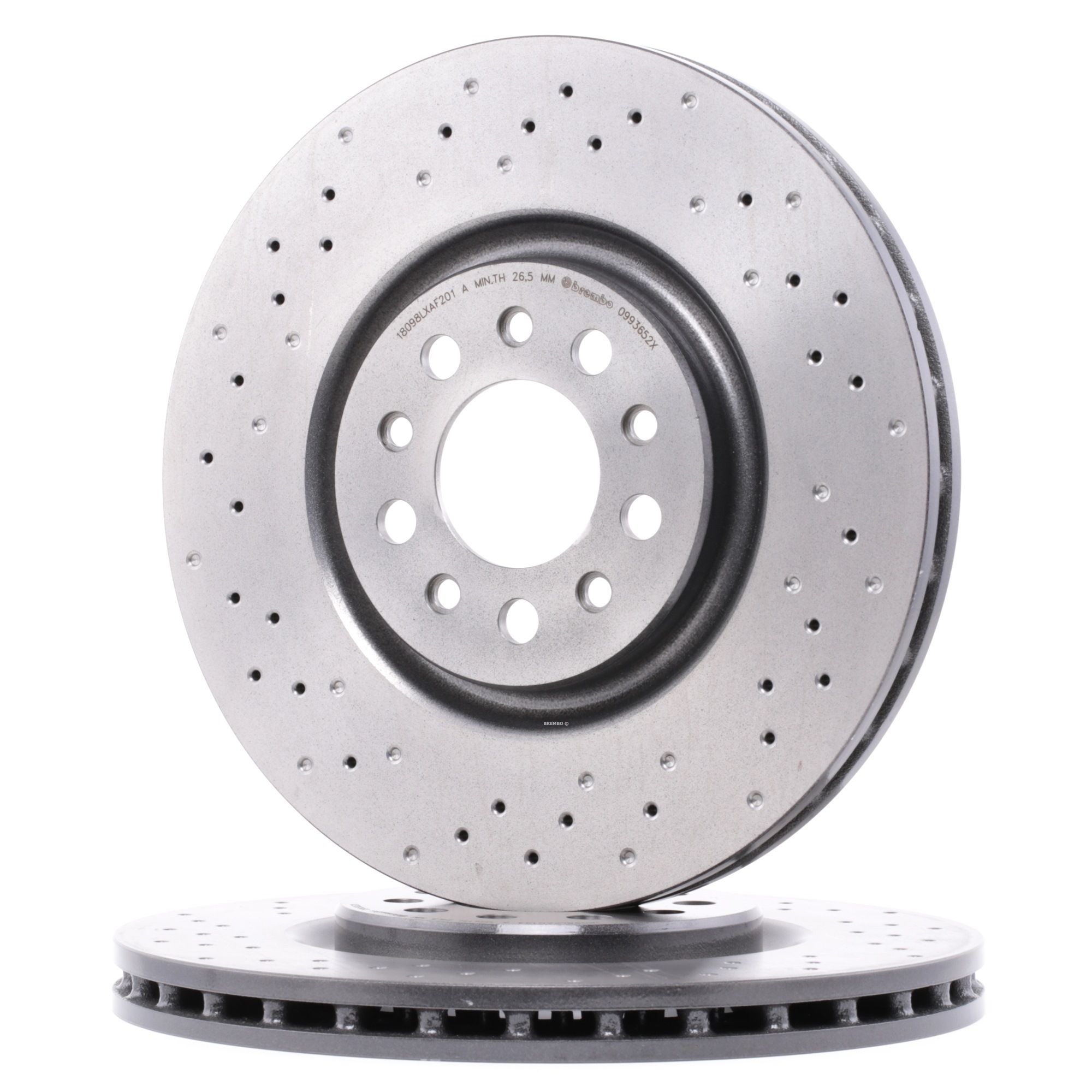 BREMBO Disques De Frein 09.9365.2X Frein à Disque,Disque de frein ALFA ROMEO,GIULIETTA 940,159 939,1