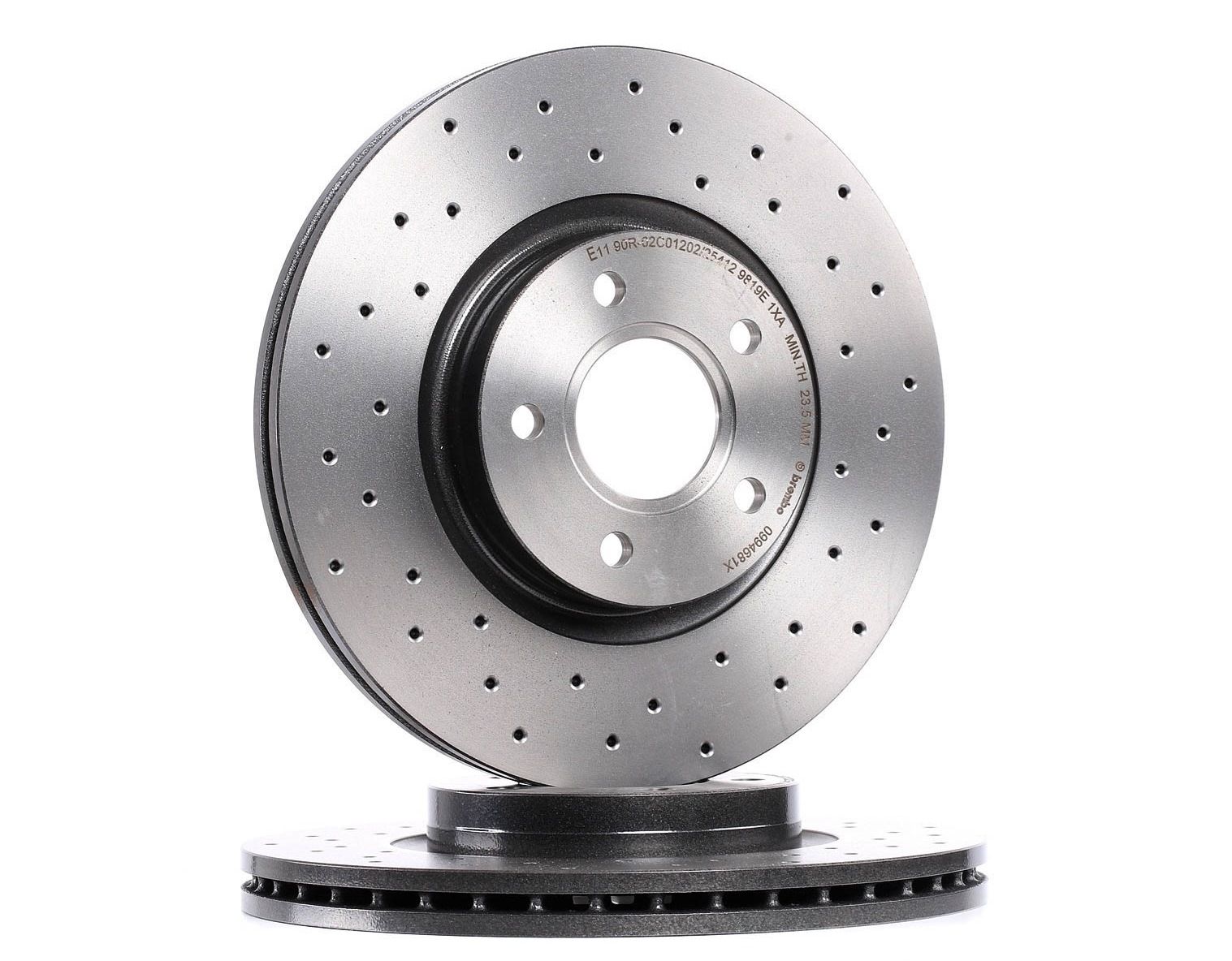 BREMBO Disques De Frein 09.9468.1X Frein à Disque,Disque de frein VOLVO,FORD,C30,C70 II Descapotable