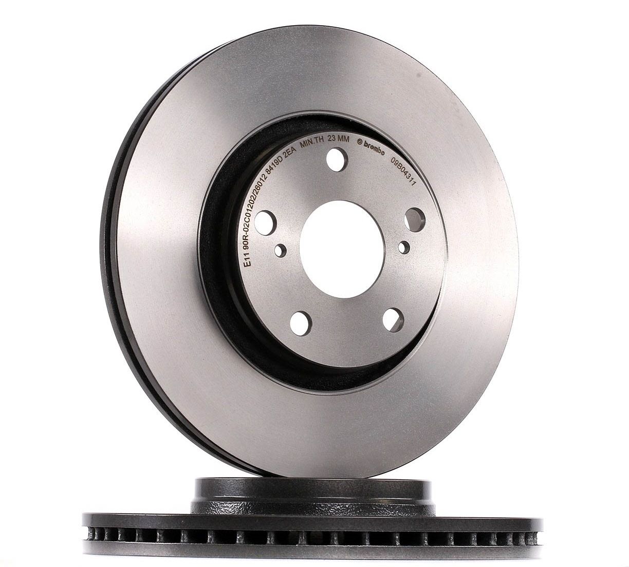 BREMBO Disques De Frein 09.B043.11 Frein à Disque,Disque de frein TOYOTA,VERSO _AUR2_, _ZGR2_,AURIS 