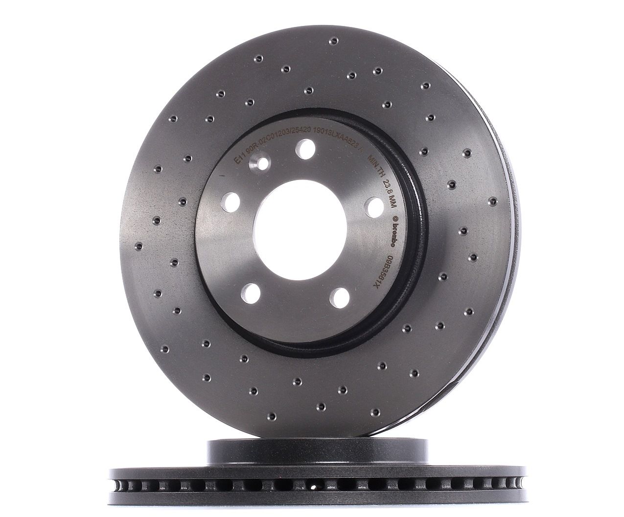 BREMBO Disques De Frein 09.B356.1X Frein à Disque,Disque de frein OPEL,CHEVROLET,VAUXHALL,ASTRA J,ZA