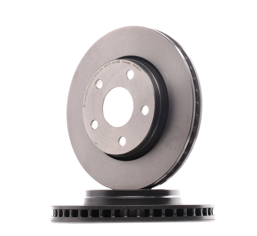 BREMBO Disques De Frein 09.C003.11 Frein à Disque,Disque de frein JEEP,WRANGLER III JK
