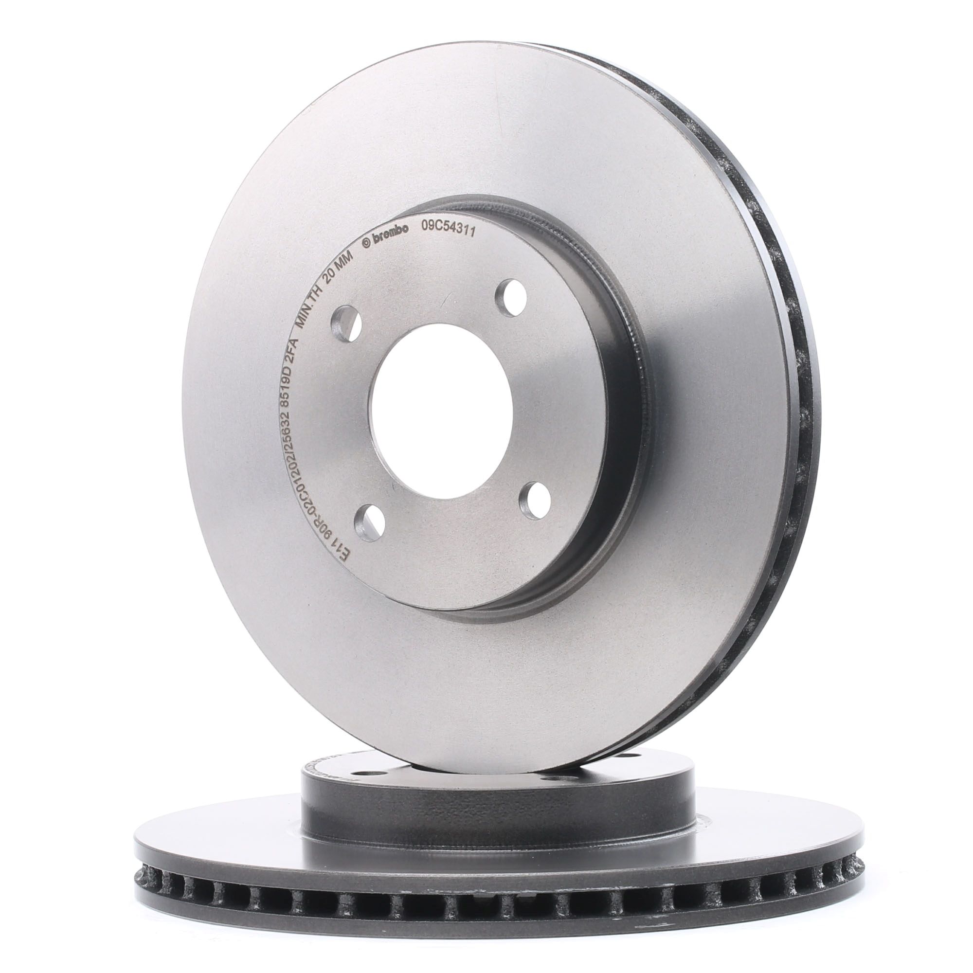 BREMBO Disques De Frein 09.C543.11 Frein à Disque,Disque de frein NISSAN,MICRA IV K13,NOTE E12