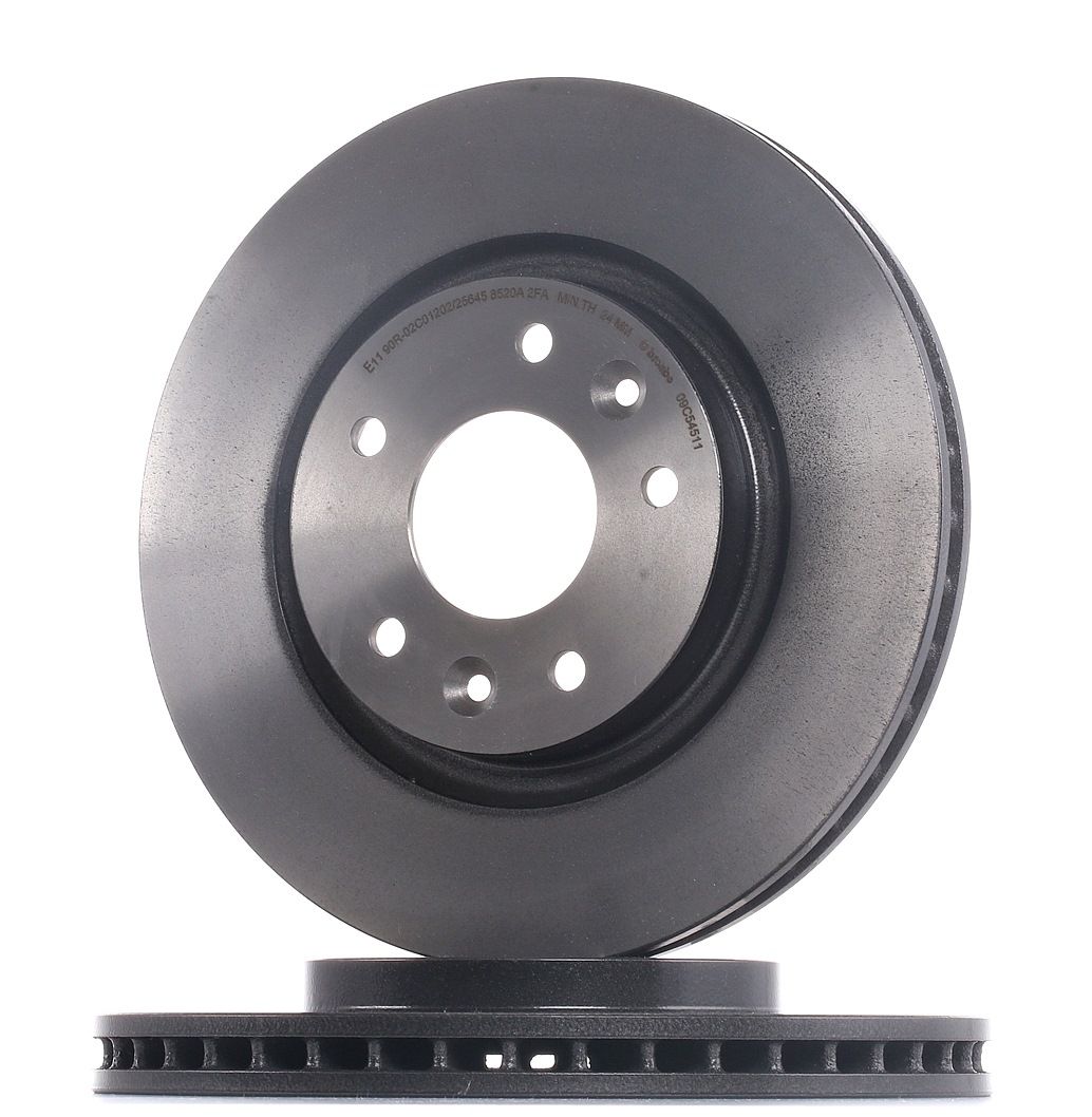 BREMBO Disques De Frein 09.C545.11 Frein à Disque,Disque de frein RENAULT,NISSAN,KADJAR,LEAF,QASHQAI