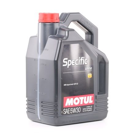 MOTUL Motorolaj 104845 MOTUL Motorolajok MB 229.52 5W-30, Térfogat: 5l, Szintetikus olaj