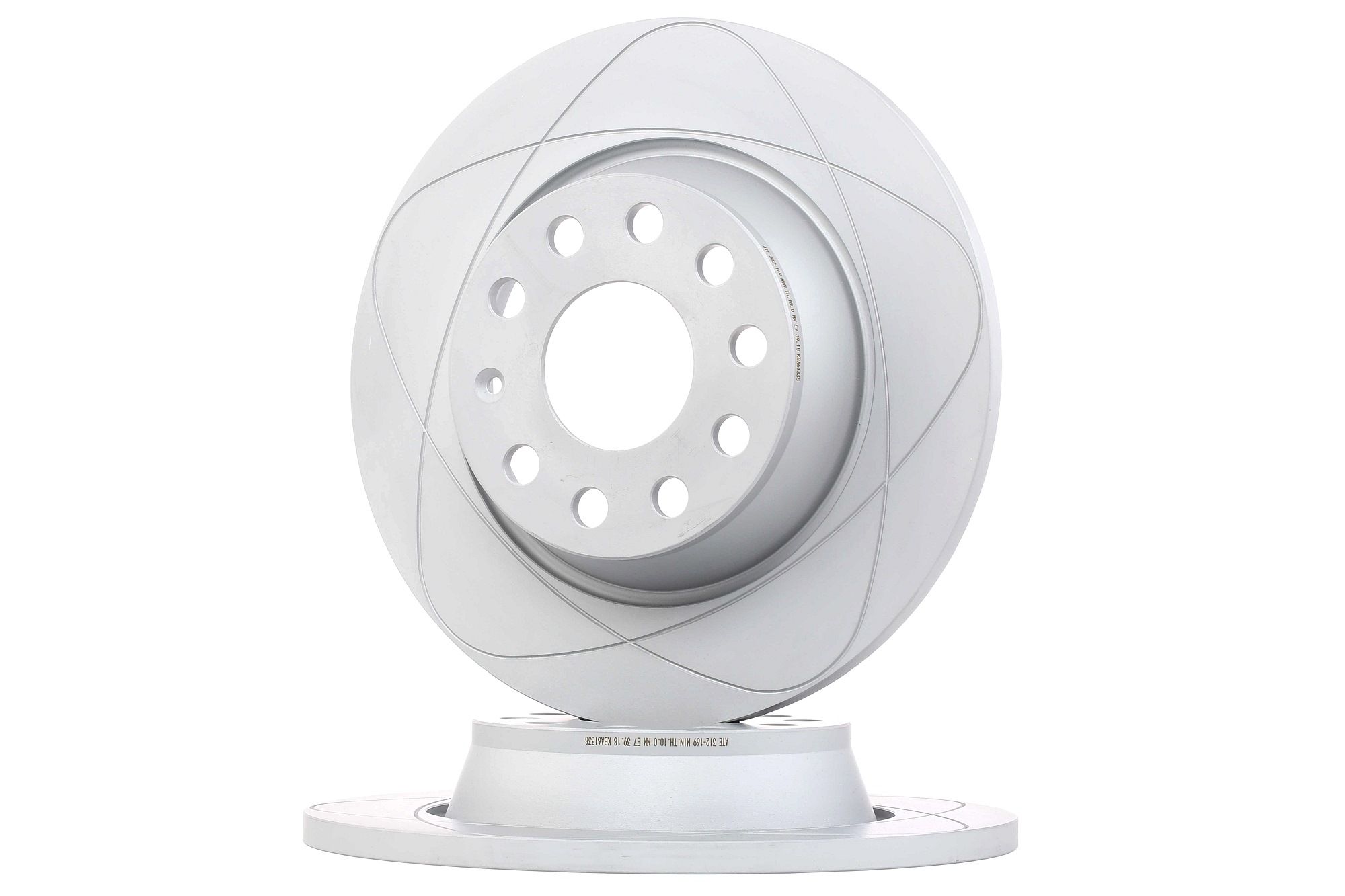 ATE PowerDisc 24.0312-0169.1 Bremsscheibe Voll, beschichtet, mit Schrauben