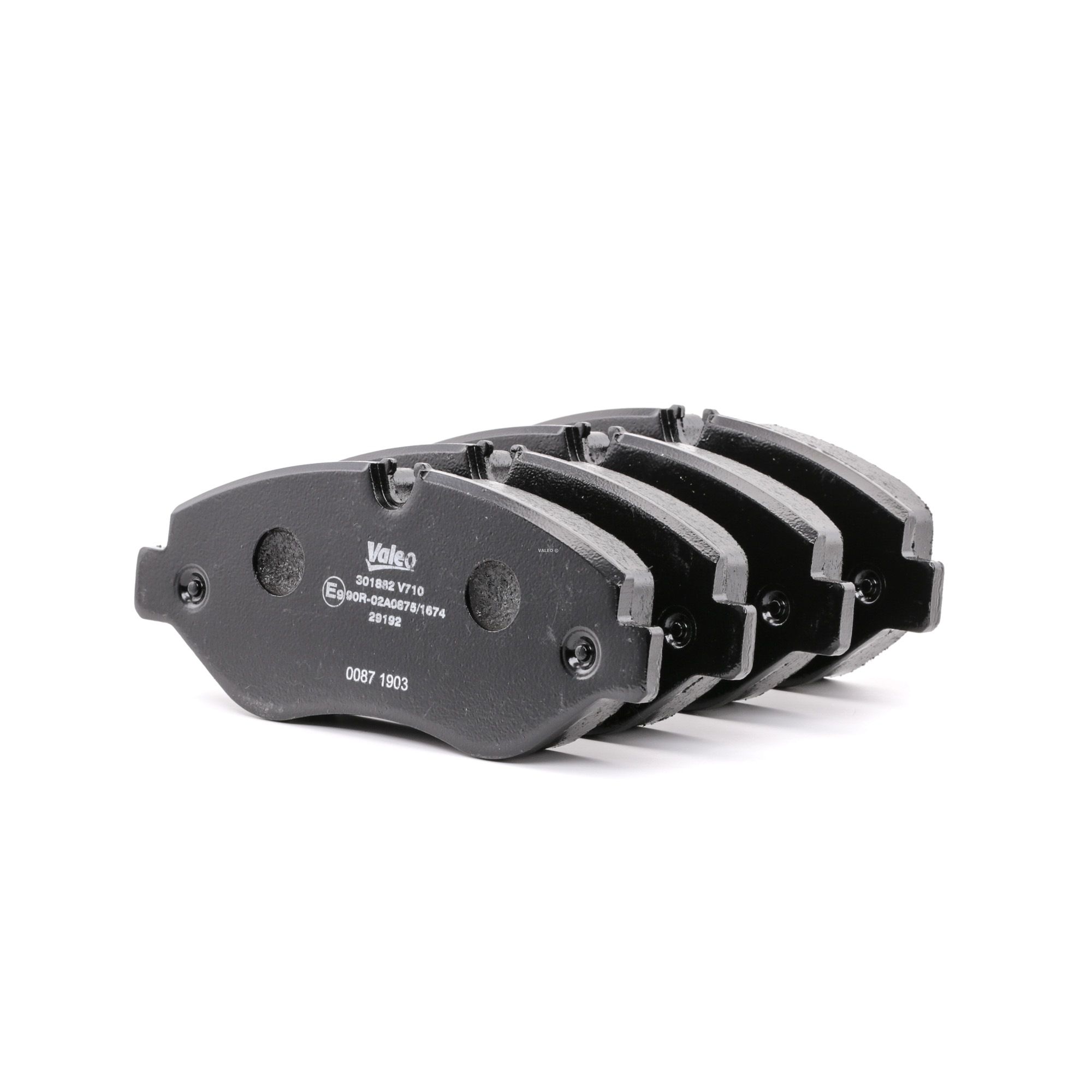 VALEO Plaquettes De Frein 301882 Jeu De Plaquettes De Frein,Jeu de plaquettes de frein, frein à disq