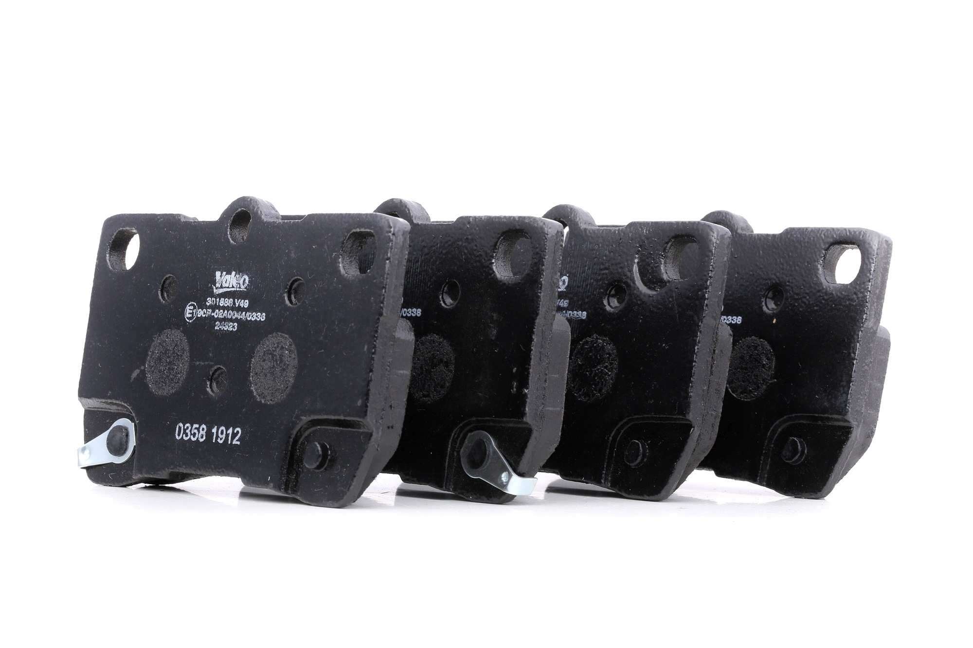 VALEO Plaquettes De Frein 301888 Jeu De Plaquettes De Frein,Jeu de plaquettes de frein, frein à disq