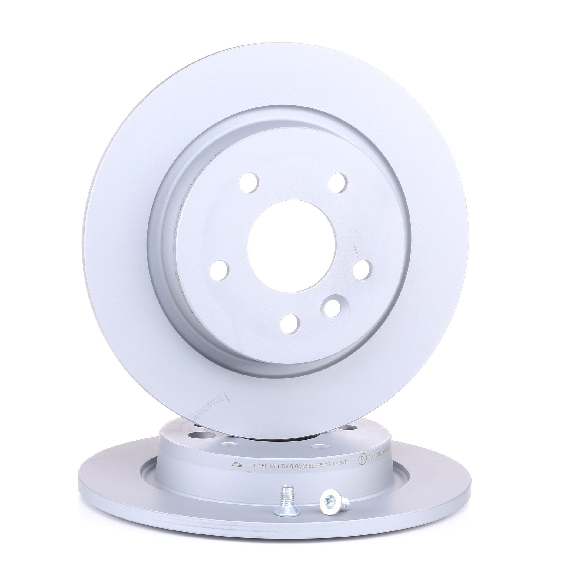 ATE Disques De Frein 24.0111-0158.1 Frein à Disque,Disque de frein VOLVO,FORD,V50 MW,C30,S40 II MS,C