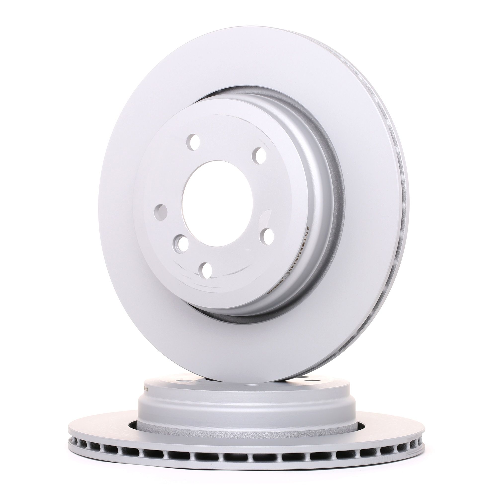 ATE Disques De Frein 24.0120-0183.1 Frein à Disque,Disque de frein BMW,5 E60,5 Touring E61,6 E63,6 D
