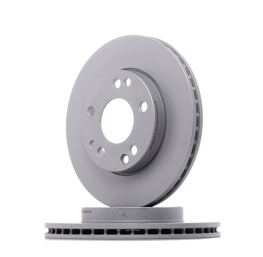 ATE Disques De Frein 24.0122-0124.1 Frein à Disque,Disque de frein MERCEDES-BENZ,190 W201