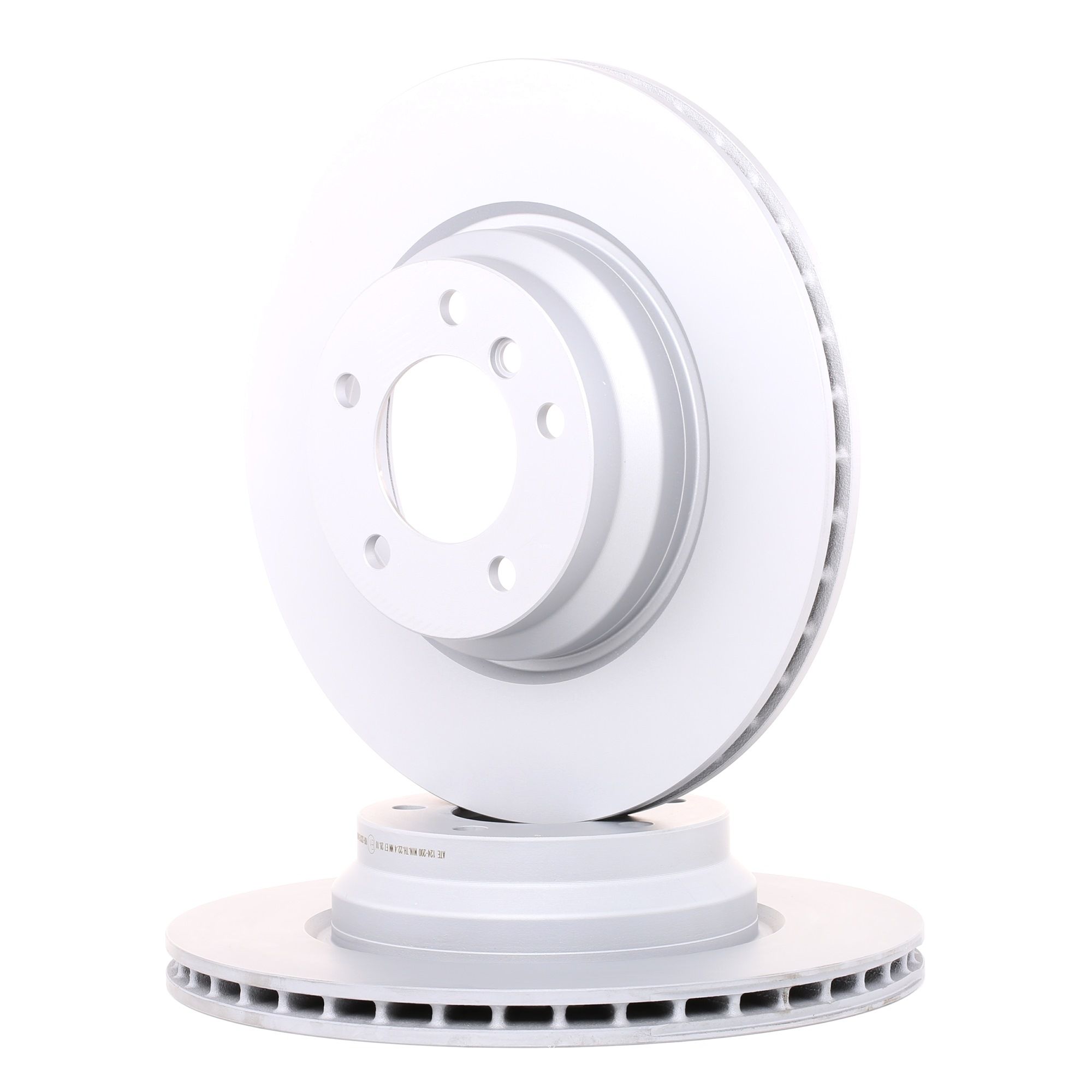 ATE Disques De Frein 24.0124-0200.1 Frein à Disque,Disque de frein BMW,3 E90,1 E87,3 Touring E91,3 C