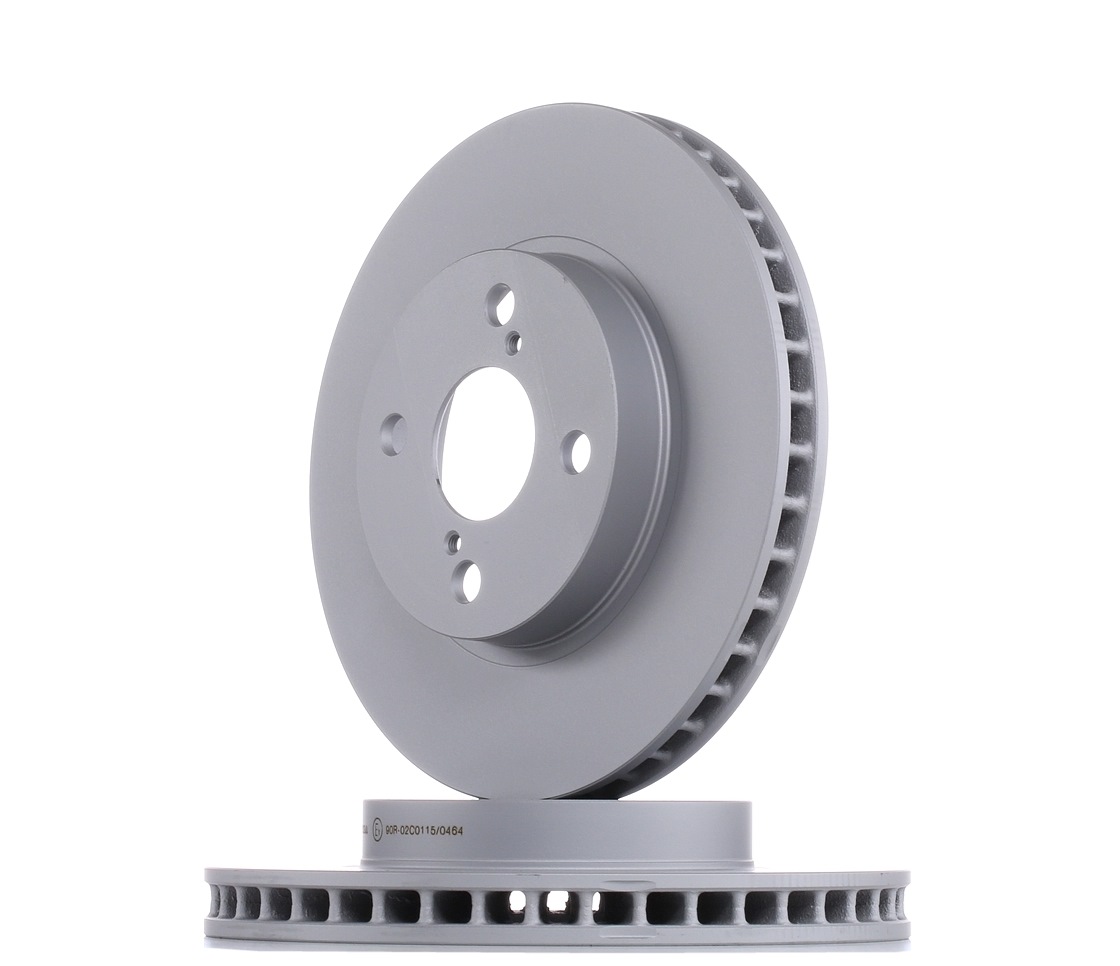 ATE Disques De Frein 24.0125-0155.1 Frein à Disque,Disque de frein TOYOTA,COROLLA Verso ZER_, ZZE12_