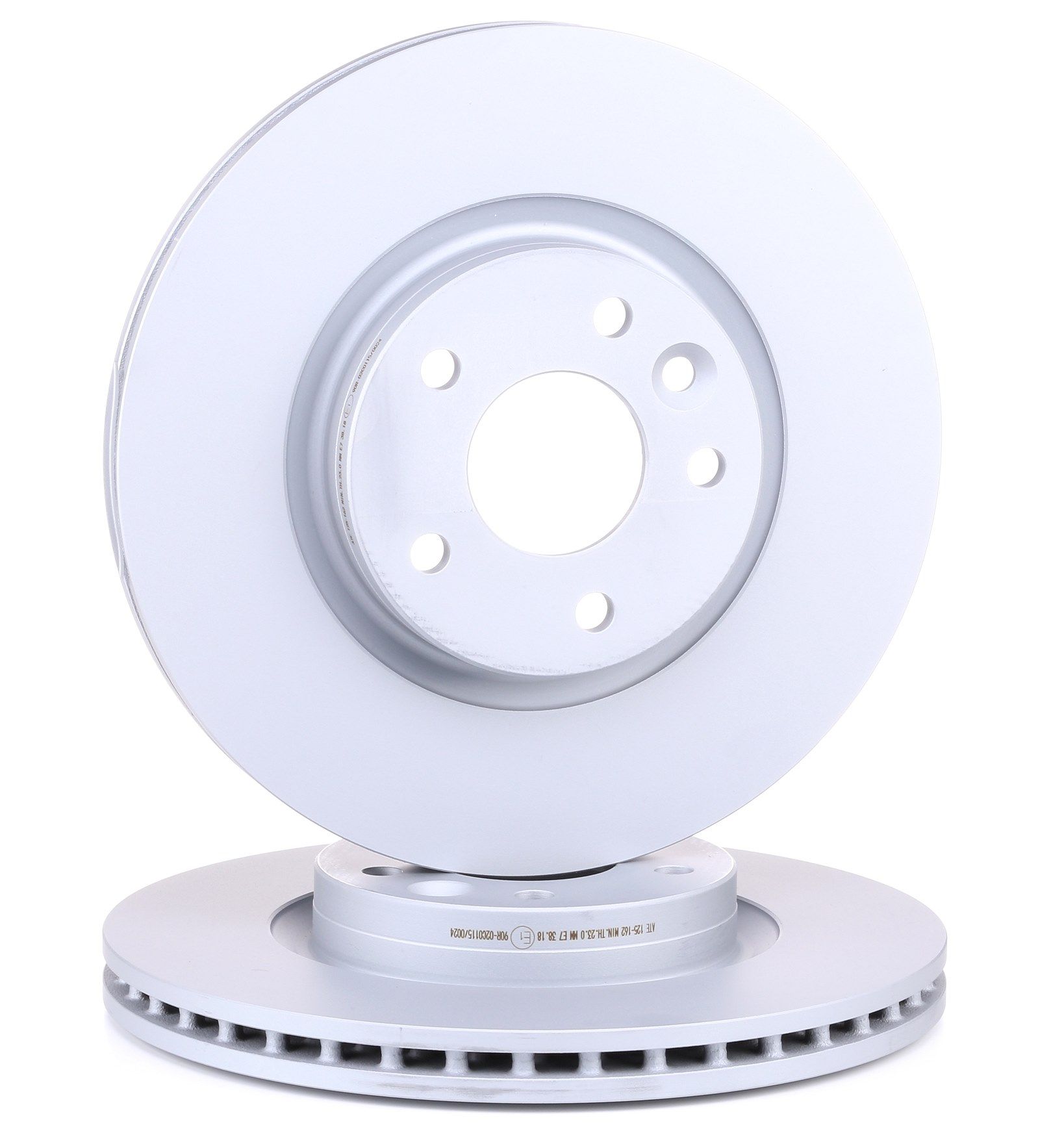 ATE Disques De Frein 24.0125-0162.1 Frein à Disque,Disque de frein VOLVO,FORD,V50 MW,C30,S40 II MS,C