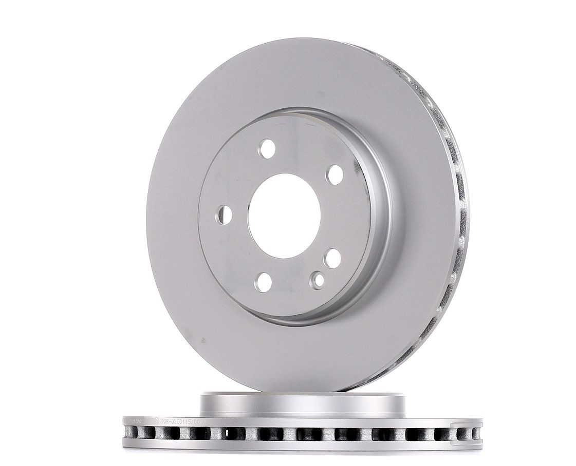 ATE Disques De Frein 24.0125-0167.1 Frein à Disque,Disque de frein MERCEDES-BENZ,CLASE B W245,CLASE