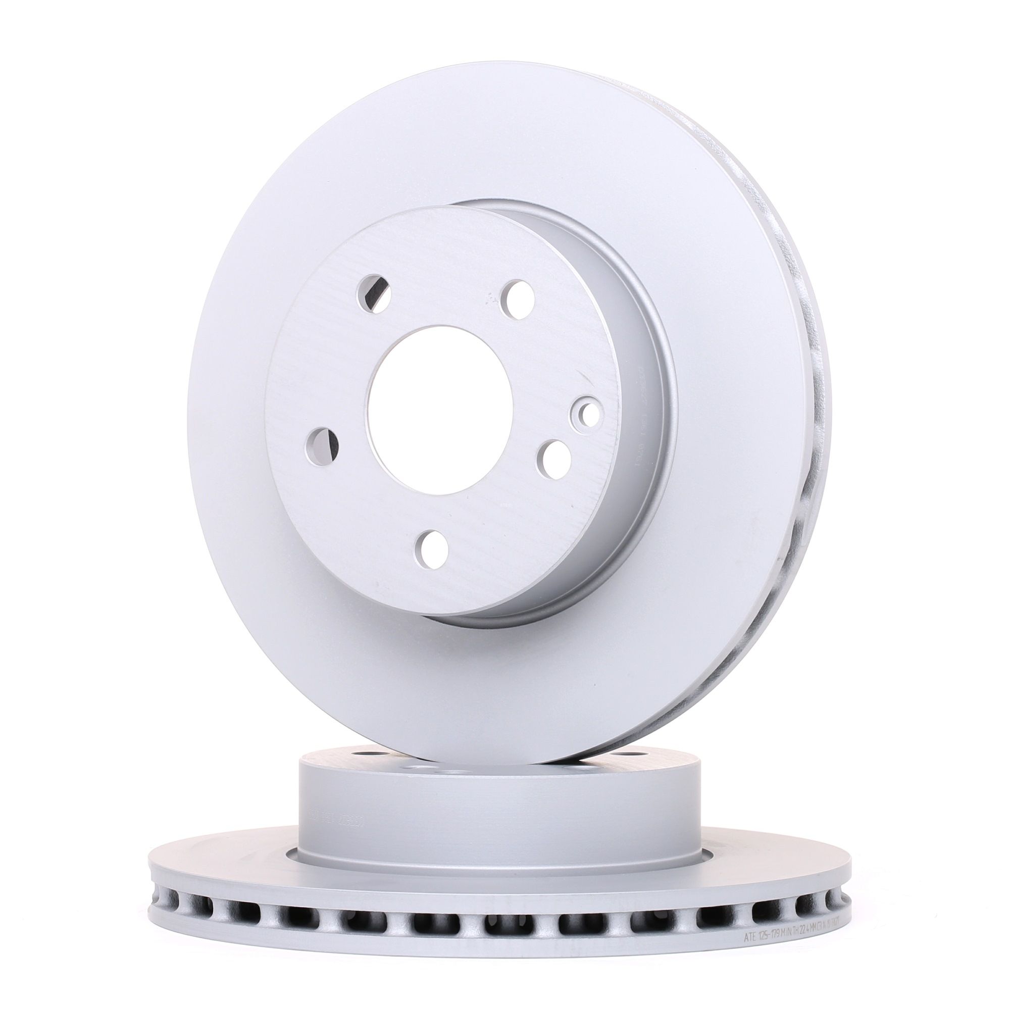 ATE Disques De Frein 24.0125-0179.1 Frein à Disque,Disque de frein MERCEDES-BENZ,CLASE C W204,CLASE