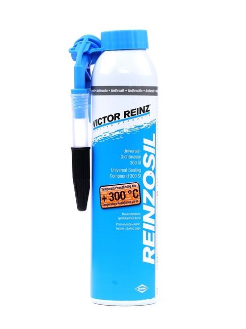 Seam sealers REINZ 70-31414-20 for car (Spraycan, Black, Silicone, Contents: 200ml, hardening, not solvent-bearing, Permanently elastic, Dichtmasse)