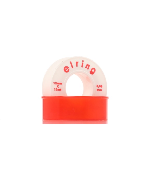 Sellador de juntas ELRING 498.505 para auto (Rollo, 12mm, 0,08mm, PTFE (Politetrafluoroetileno), blanco)