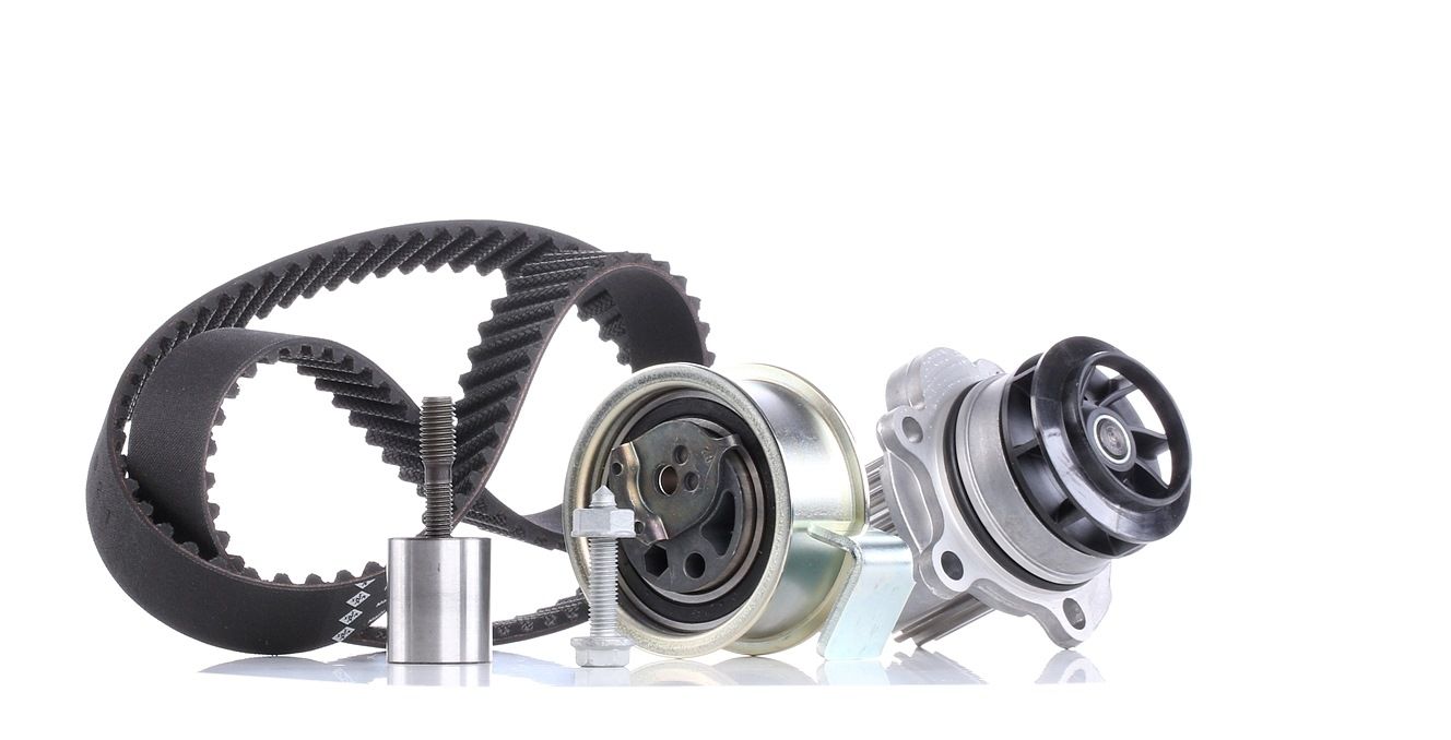 INA Pompe à Eau + Kit De Distribution 530 0091 31 Pompe à eau + kit de courroie de distribution AUDI