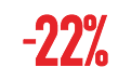 22% rabat