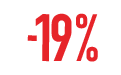 19% sconto