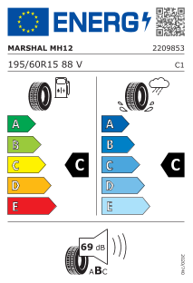 195/60 R15 88V