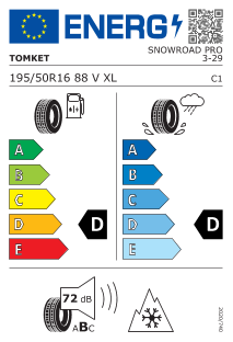 195/50 R16 TL 88V SNOWROAD PRO 3 XL