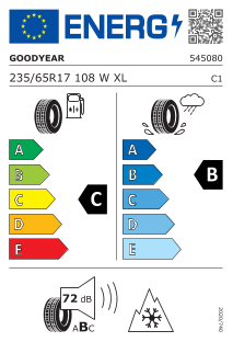 Summer tyre E/B/67 235/65/R17 104V Goodyear EfficientGrip 