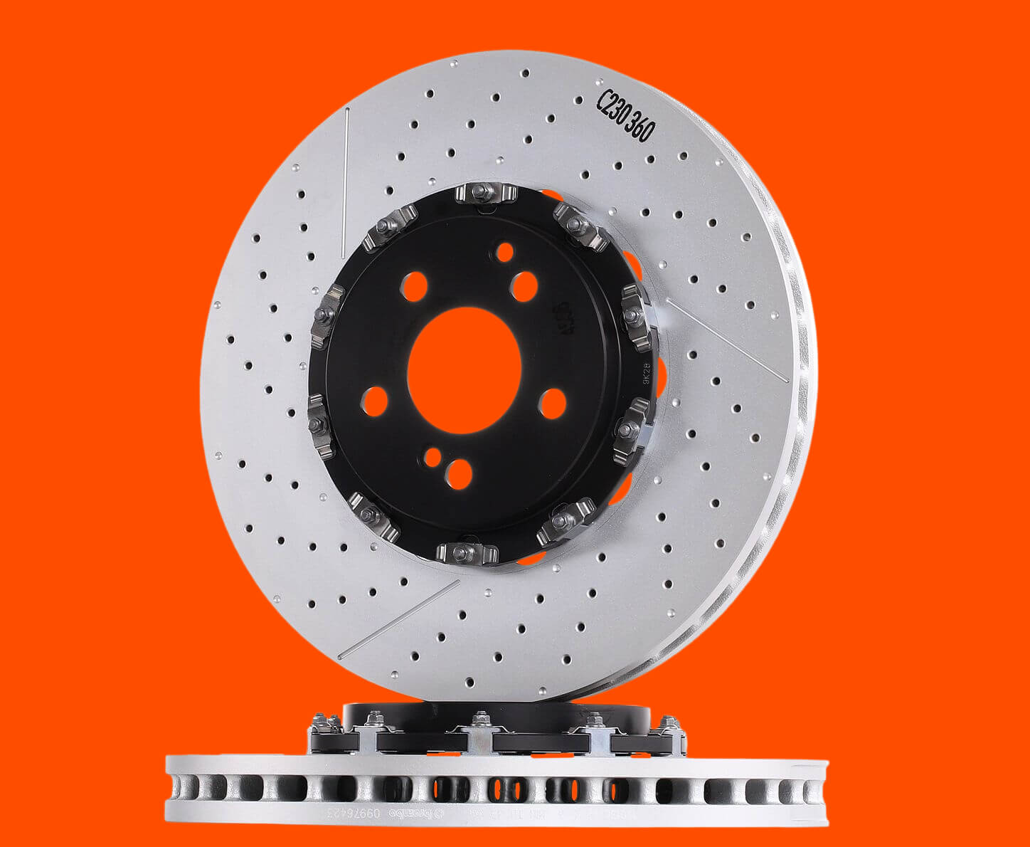 BREMBO Disco freno intagliato/perforato 09.9764.23...