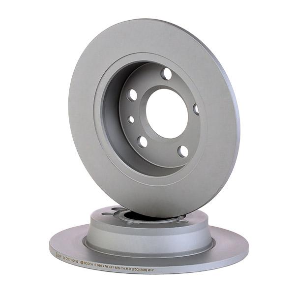 RIDEX Disco freno Assale posteriore 82B0020 Dischi...