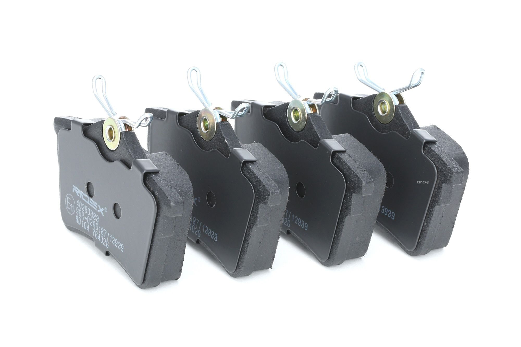 RIDEX Kit pastiglie freno Assale posteriore