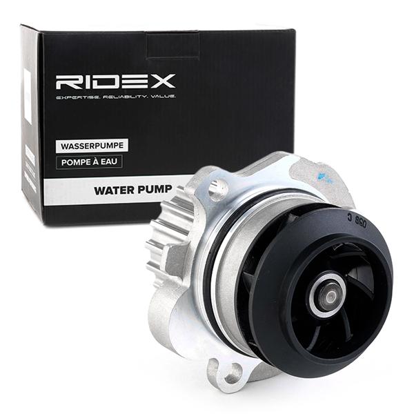 Image of RIDEX Pompa acqua N° denti: 19 1260W0035 Pompa dell'acqua,Pompa acqua VW,AUDI,SKODA,Golf IV Schrägheck (1J1),New Beetle Schrägheck (9C1, 1C1)