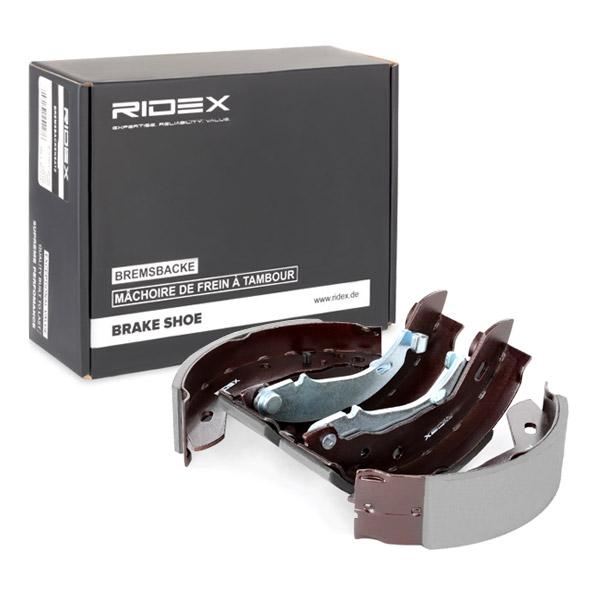 RIDEX Jarrukengät Taka-akseli 70B0111 Jarrukenkäsarja RENAULT,PEUGEOT,SUPER 5 (B/C40_),CLIO I (B/C57_, 5/357_),RAPID Kasten (F40_, G40_)