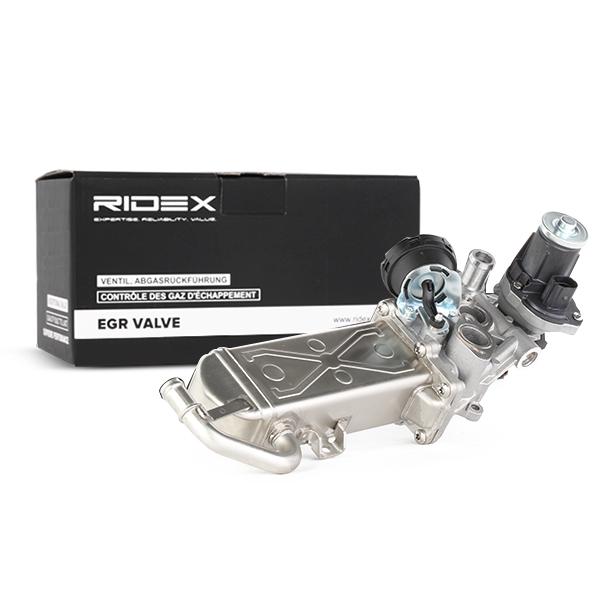 RIDEX EGR-Ventil med avgasåterledar-kylare 1145E0077 AGR Ventil VW,AUDI,SKODA,Golf VII Schrägheck (5G1, BQ1, BE1, BE2),GOLF VI (5K1)