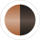 Bronze hornpoliert Farbe