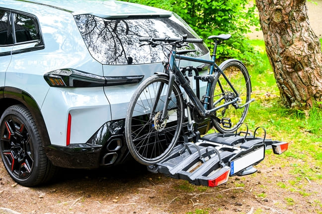Hoe hard mag je met een fietsendrager