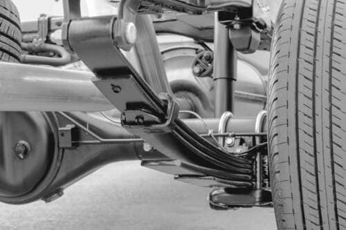 How does the car suspension work