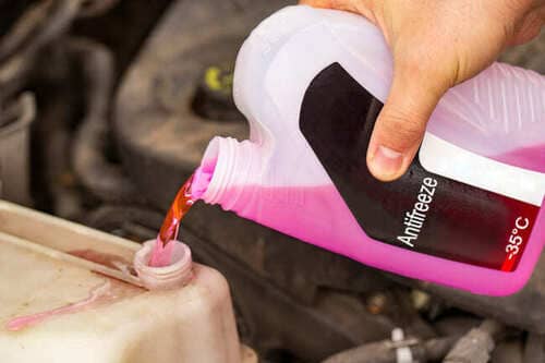 How to top up engine coolant