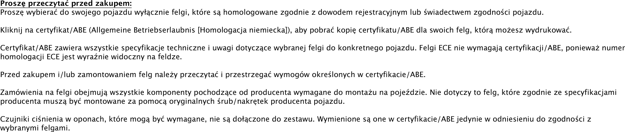 MSW Felga